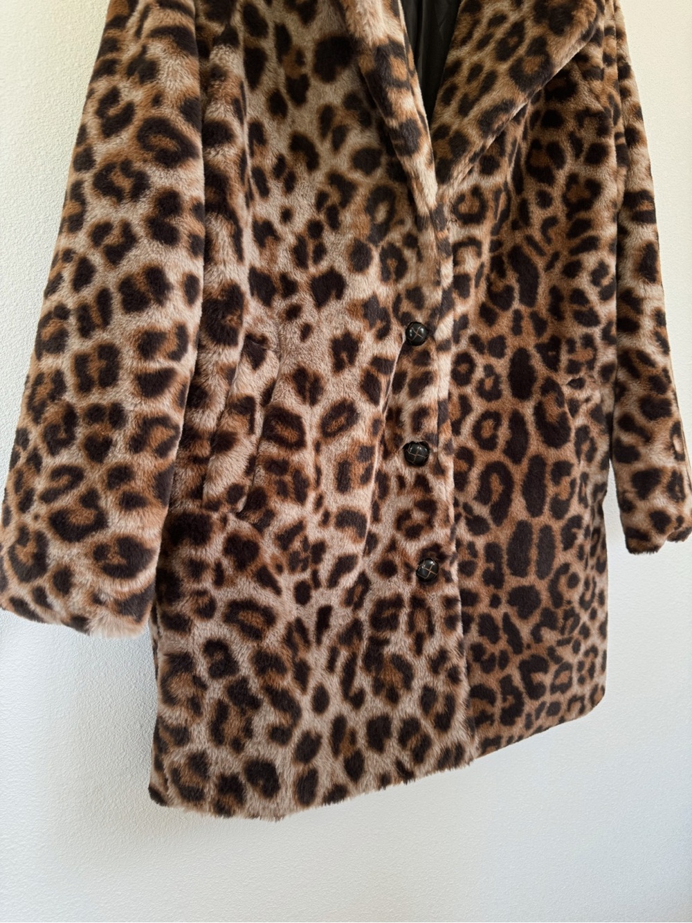 HYFVE Leopard Print Teddy Coat - Brown - Picture 7 of 7